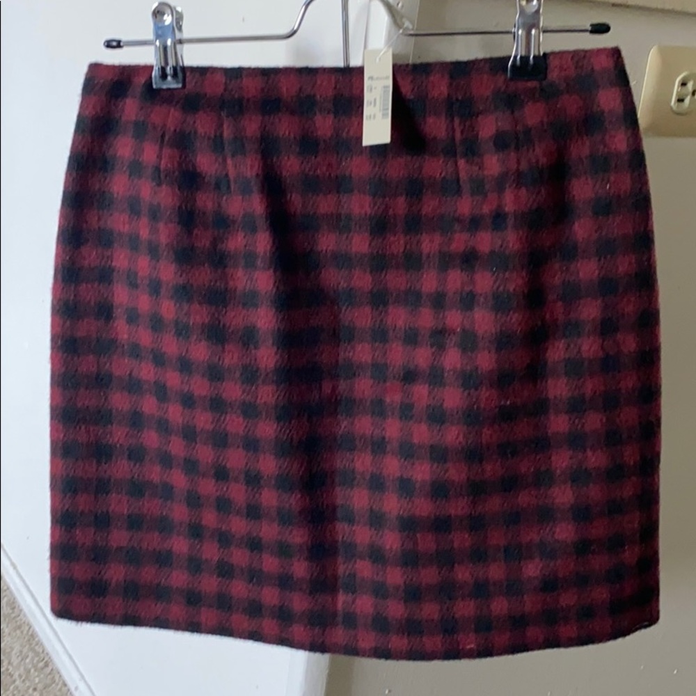 Madewell Buffalo Check Upstate Mini Skirt